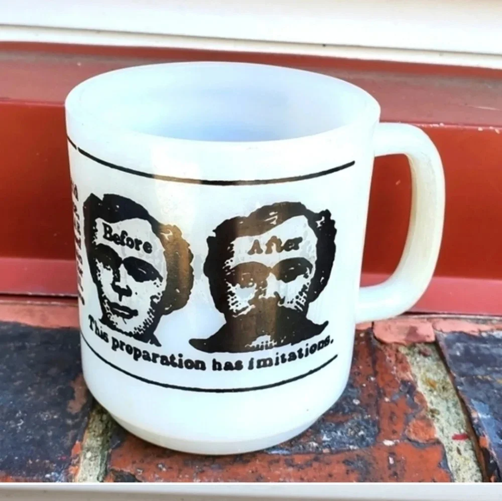 Dykes Beard‎ Elixir milk glass Mug